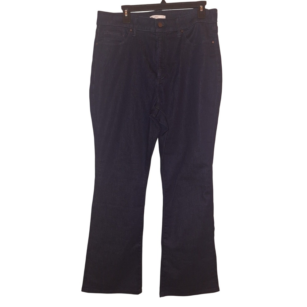 Nine West Dark Wash Flare‎ Size 16 Jeans Casual School Western Classic Workwear